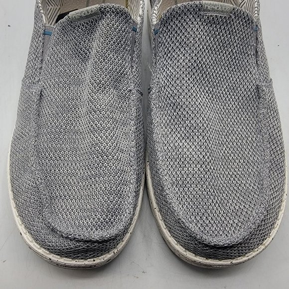 Hey Dude Mens 9 Thad Sox Sharksin Gray White Loafer Slip On Shoes Casual Comfort main image 4